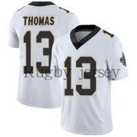 เสื้อ NFL Saint 41 # เหมือนเสื้อรักบี้ปักสีขาวสีดำ