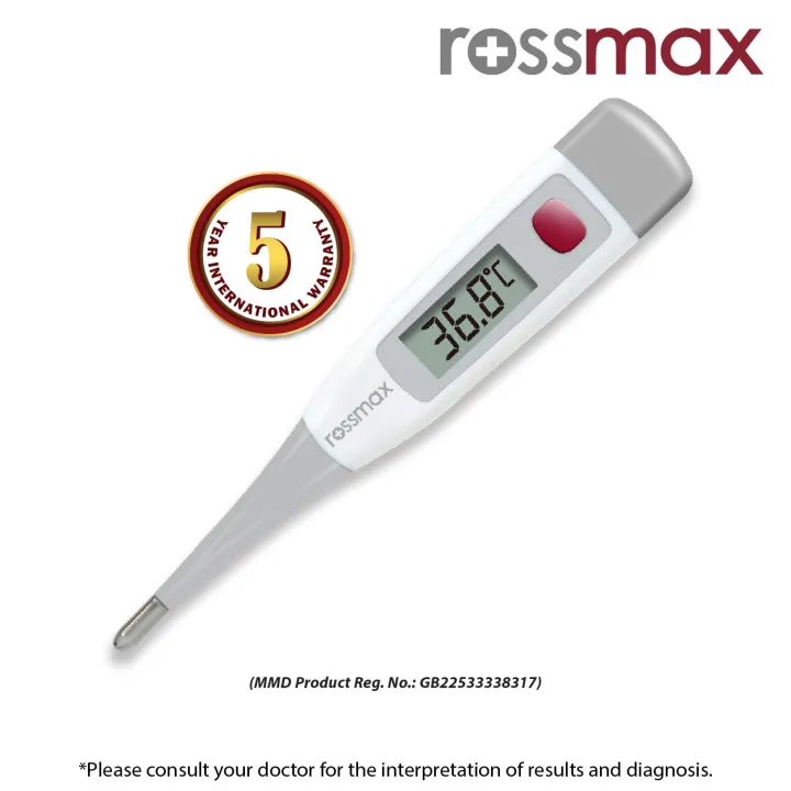 Rossmax Digital Thermometer TG380 Lazada