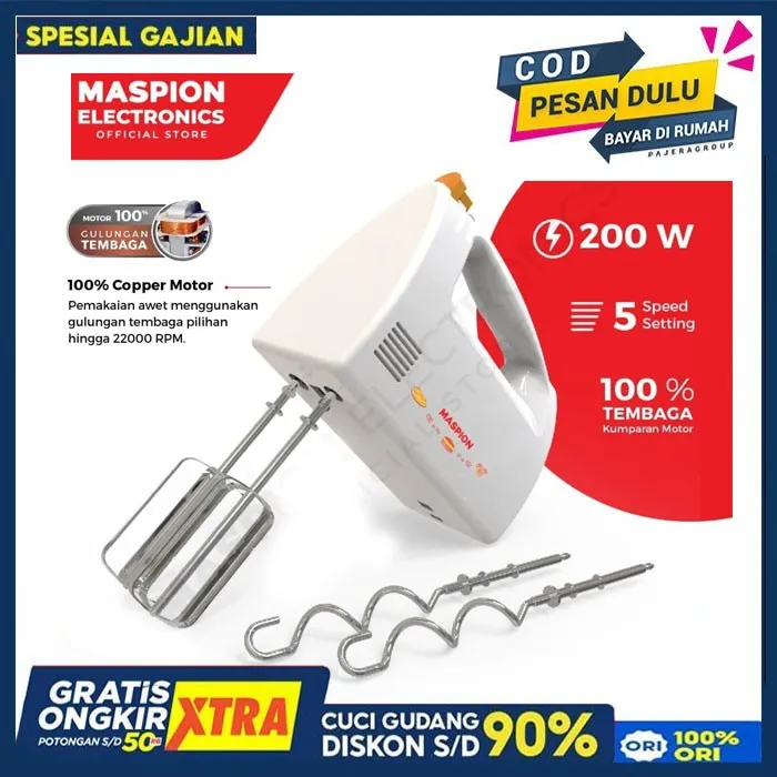 Maspion Hand Mixer MT 1150 Lazada Indonesia