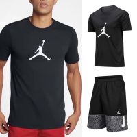 เสื้อผ้าบอลที่นิยมมากที่สุด เสื้อยืด Air jordan ผ้ากีฬา และกางเกงบาส Air jordan