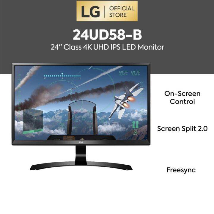 LG Ultra HD 24UD58-B 24'' 4K Monitor Freesync | Lazada Indonesia