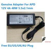 รับประกันสองปีของแท้ AC Adapter สำหรับ APD DA 48Q12 12V 4A 48W 5.5X2.1Mm Monitor Power Supply Charger