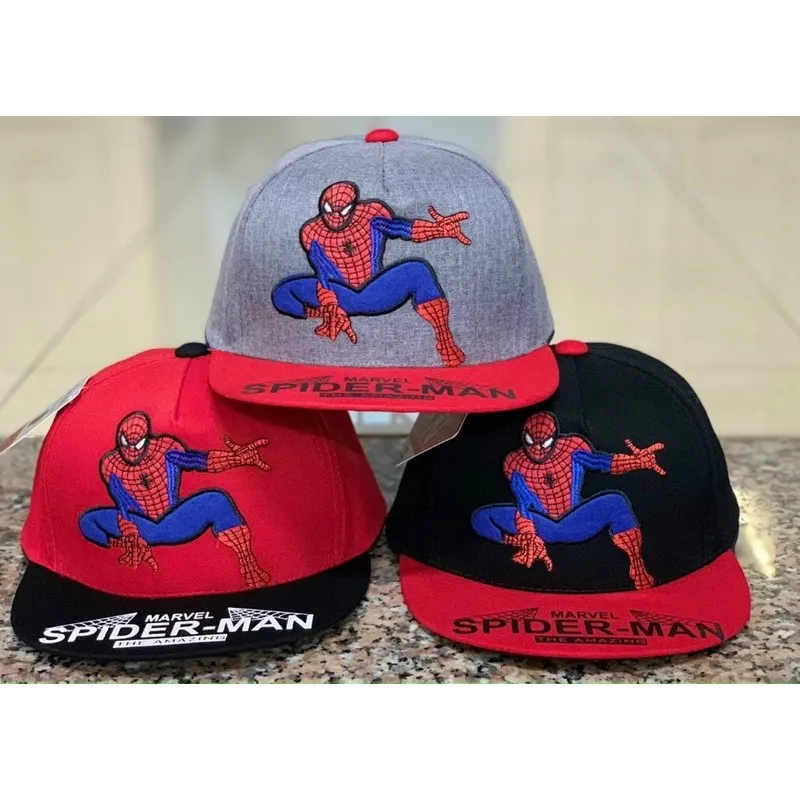 Bé 2-6 Tuổi ]Mũ Snapback Hiphop Spiderman Cho Bé Trai 