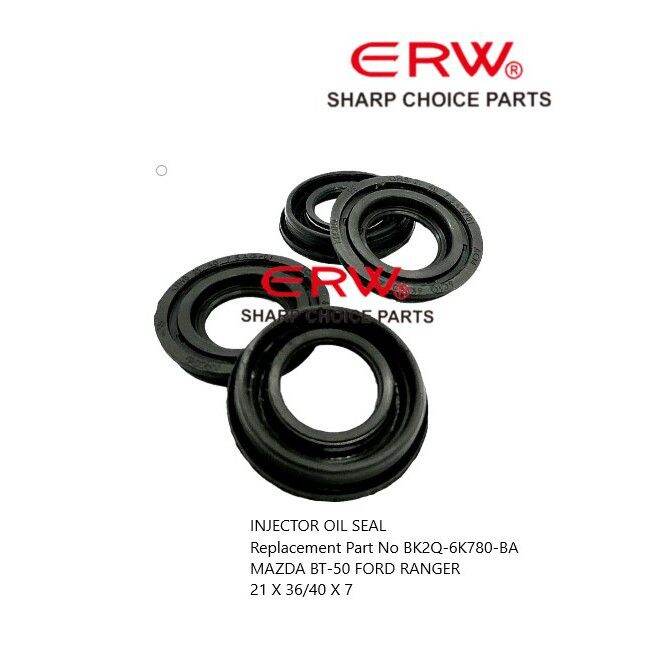 INJECTOR OIL SEAL Replacement Part No ( BK2Q6K780BA ) MAZDA BT50