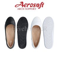 COD DSFGERTURUU ☁️NW9191☁️ รองเท้าพยาบาล รองเท้าคัชชู เพื่อสุขภาพ aerosoft arch support(แอโร่ซอฟ)