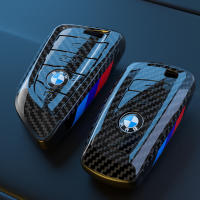 เคสกุญแจคาร์บอนไฟเบอร์เหมาะสำหรับ BMW 1-Series 3-Series 5 X1/X2/X5ใบพัด BMW Key กรณี Ysno