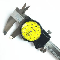 Dial Vernier Caliper 6in 150มม. 505-681 200มม. 505-682 Precision 0.01มม. วัดสแตนเลสเครื่องมือไม้บรรทัด11