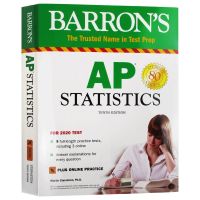 Barron S AP Statistics English Original Barron AP Statistics 10th Edition With True Test Questionsการทดสอบการวิเคราะห์คำตอบภาษาอังกฤษAP Statistics Test Books In English