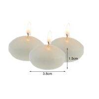 10Pcs Compact Night Light Candles Safe Floating Candles Flickering Candles Lamp Floating on Water Scene Setting Props