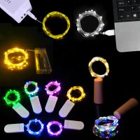 【บ้านของเกษตรกร】สายเงินไฟประดับ LED สายหิ่งห้อยขนาดเล็กกันน้ำสำหรับขวดแต่งงานงานฝีมือคริสต์มาสมาลัยตกแต่งงานปาร์ตี้