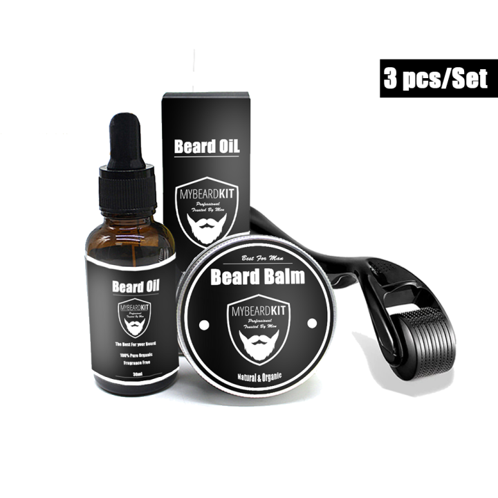beard-oil-balm-amp-grooming-kit-for-men-beard-growth-amp-care-with-brush-scissor-amp-comb-100-pure-amp-organic