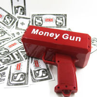 100PCS ปืนใหญ่เงินสดธนบัตร Super Money Shooter ของเล่นสำหรับเกมปาร์ตี้งานแต่งงานวันเกิด Party