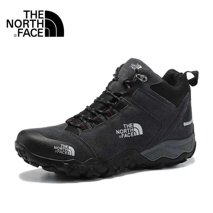 【Ready Stock】Original The North Faces Men's High Top Hiking Shoes Non