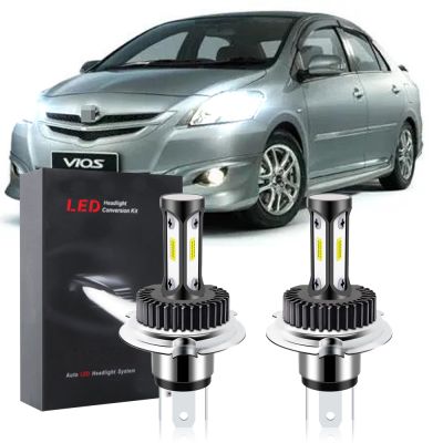 หลอดไฟหน้ารถยนต์ LED T12 6000K สีขาว แบบเปลี่ยน สําหรับ Toyota Vios(NCP93) 2007-2013 (1 คู่) 2PCS