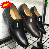 Giày da nam công sở thanh lịch, nhã nhặn màu đen nhám hot 2019 M519