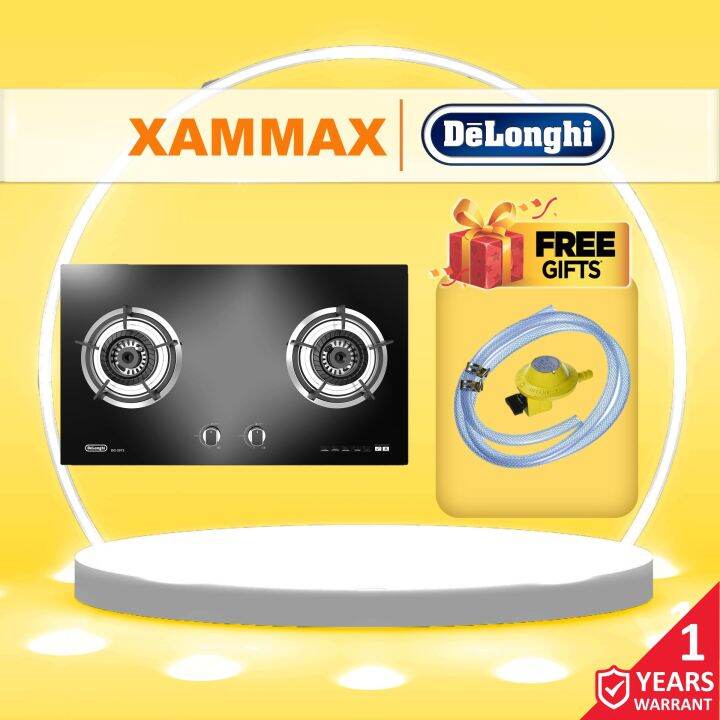 (Ready Stock) Delonghi 2 Burners Gas Hob DG2073 / Rinnai Gas Hob / Gas