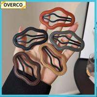 OVERCO 3PCS คอร์ติก คลิปกลวงรูปก้อนเมฆ เรซิน แบบพกพาได้ เครื่องประดับผมวินเทจ น่ารักน่ารักๆ คลิปผมด้านข้าง สาวๆ