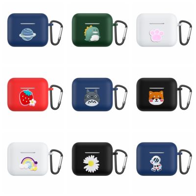 For Jabra ELITE 5 Case Cartoon Earphones case Funny Animal Silicone hearphone Cover soft shell Protect case Wireless Earbud Cases
