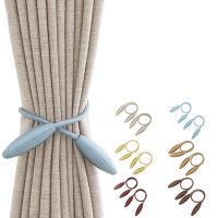 【LZ】▲☃  Correia de Cortina Twist Criativa forma elegante na moda fivela decoração DIY simples