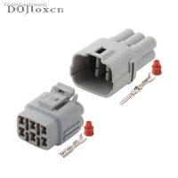 ☊♨ 1/5/10/20/50 Sets 6 Pin Sumitomo MT090 Grey Male Female Plug Waterproof Auto Sensor Connector For Suzuki Toyota Honda 6187-6561