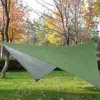 กันสาดกลางแจ้งกันน้ำ Tarp เต็นท์ Tarp Shade Ultralight Garden Canopy Sunshade Outdoor Camping Hammock Beach Sun Shelter