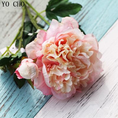 [AYIQ Flower Shop] สัมผัสจริงบิ๊กประดิษฐ์ P Eony ช่อดอกไม้ตกแต่งงานแต่งงาน M Ariage เจ้าสาวช่อพรรคคริสต์มาสอุปกรณ์ตกแต่งบ้าน
