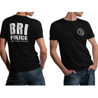 French Police Research And Intervention Brigade Anti Gang Bri Unit Tshirt Cotton Mens T Shirt Gildan