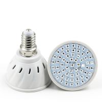 E27ไฟปลูกต้นไม้ Led 220V 110V โคมไฟปลูก Gu10 Mr16 Led 60ดวง80หลอดการเติบโตสเปกตรัมเต็มรูปแบบสำหรับสวนในร่ม