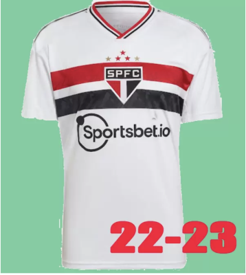 2022 Sao Paulo soccer jersey 2023 São Paulo Dani Alves REINALDO Pato Pablo Football Shirts 22 23 Home White V. Bueno Hernanes Ig