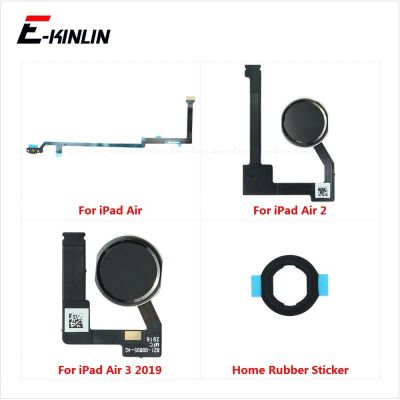 Touch ID Fingerprint Connection Sensor Scanner Connector Flex Cable For iPad Air 1 2 3 2019 Home Return Button Key Replace Parts