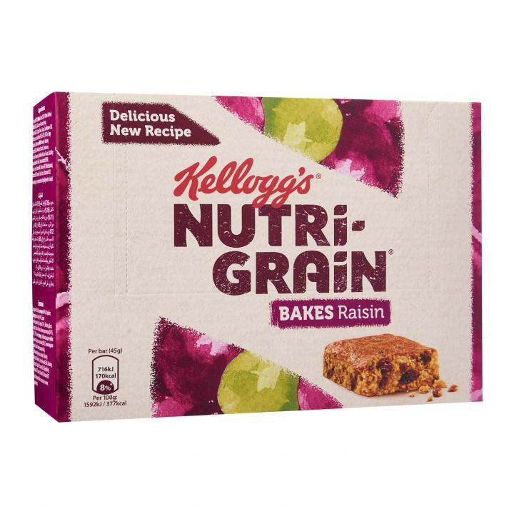 Kellogg's NutriGrain Elevenses Raisin Bakes Bars Lazada Singapore