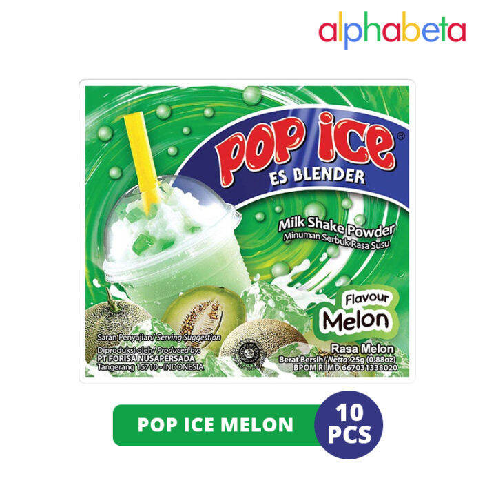 PROMO CLEARANCE SALE !!! POP ICE MELON 25GR X 10 SACHET POP ES