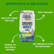 DATE 04 2024 THÙNG 24 HỘP Sữa tươi nguyên kem hữu cơ Daioni Organic 200ml