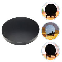 HAOYUNLA Obsidian Scrying Mirror ตกแต่งการทำสมาธิกระจก Obsidian สำหรับห้องนั่งเล่นในห้องนอน