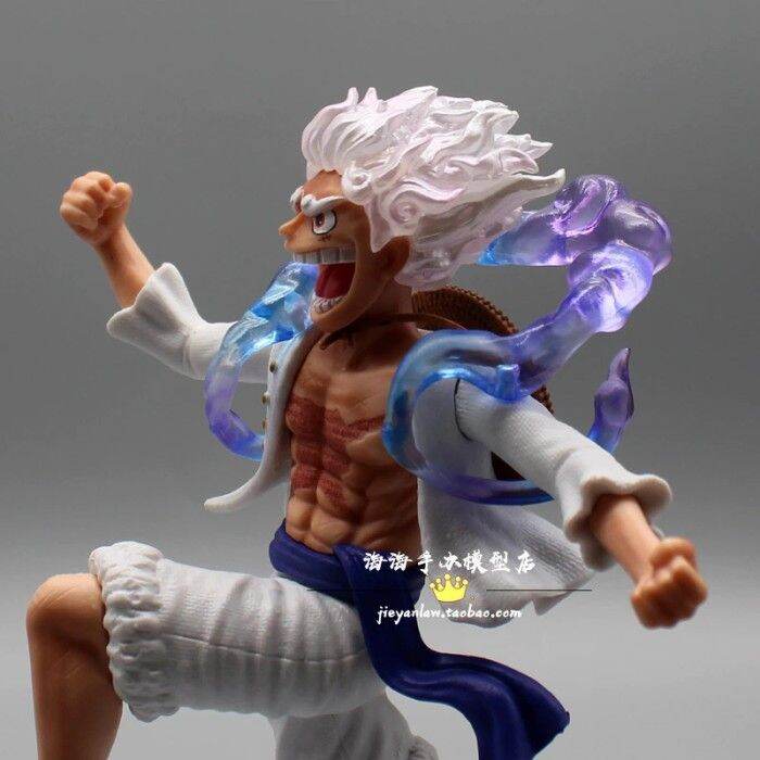 Figurine One Piece Luffy Gear 5 – Statuette 19 Cm, Collection Manga Power Up