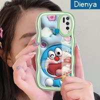 เคส Dienya สำหรับ VIVO Y30 Y30i เคส Y50ลายการ์ตูนดอกไม้3D กันกระแทกแบบใสนิ่มเคสมือถือโปร่งใสลายกล้องถ่ายรูปที่สร้างสรรค์เคสซิลิกาเจลฝาครอบป้องกัน