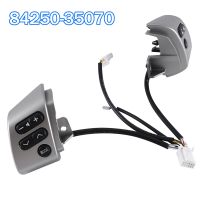 1 Piece Car Multifunction Steering Wheel Button Switch Phone Volume Button 84250-35070 Replacement Parts for Toyota FJ Cruiser 2006-2022