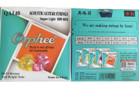 สายกีตาร์โปร่ง QA140 Orphee 6 สาย เบอร์ 009-045 + ปิก2 ชิ้น