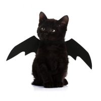 2022 New Pet Dog Cat Bat Wing Cosplay Prop Halloween Fancy Dress Costume Outfit Wings  Costumes Photo Props Headwear Clothing Shoes Accessories Costum