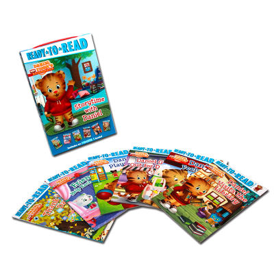 English original ready to read level Series Storytime with Daniel 6 volumes of little tiger Daniels neighbors boxed for sale childrens English graded reading picture book English learning improvement