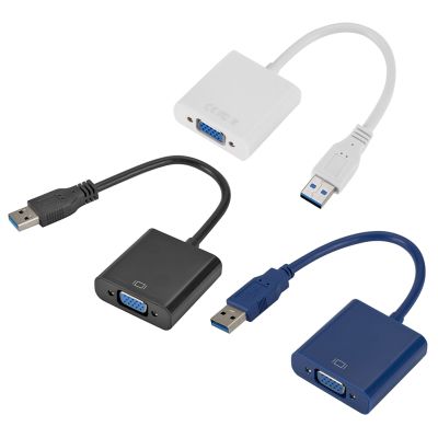 Kabel Multi tampilan Video USB 3.0 ke VGA konverter Multi tampilan Video Windows 7/8/8.1