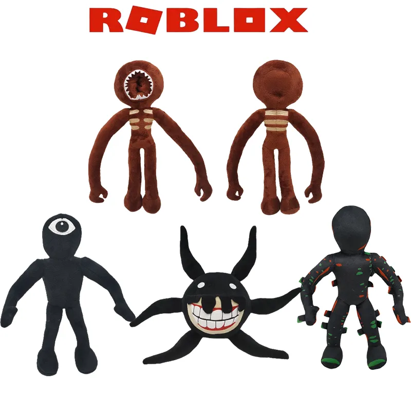 Doors Roblox Figure Doors Plush Toys Monster Horror Game Plush Stuffed  Animals