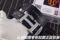 (Fashion high-end belt)[Special brand packaging] 2023 new H, mens belt, 24k pure steel buckle with logo letter in the middle