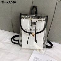 girl the summer of 2022 new joker transparent jelly han edition student bag fashion satchel