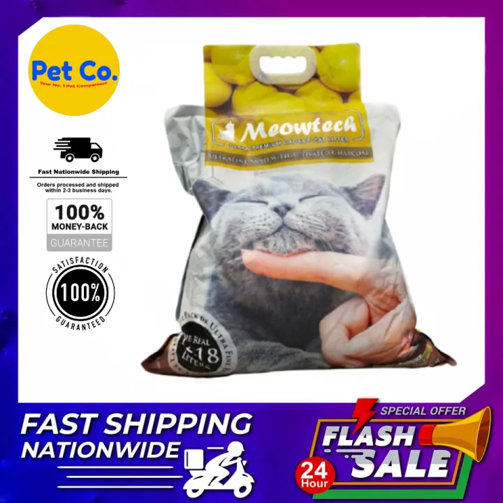 Meowtech Ultra Premium Cat Litter 12.18L Lemon Scent Lazada PH