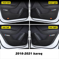 Car Interior Door Mat Anti-kick Pad Protective Sticker Decoration for Skoda karoq 2016 2017 2018 2019   Accessories