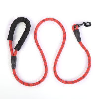 Hot Dog Leash Reflective Nylon Leashes Medium Large Puppy Durable Collar Lead Rope for Cat Big Small Pet Walk Trainning