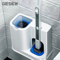 GESEW Wall-Mounted Disposable Toilet Brush Replacement Brush Head No Dead End Cleaning Tool Kitchen Clean Bathroom Accessories