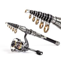 ETXPRO BEROS Spinning Fishing Rod Carbon fiber 1.5M 1.8M 2.41M 2.4M M Power Telescopic Rock Fishing Rod Carp Feeder Rod