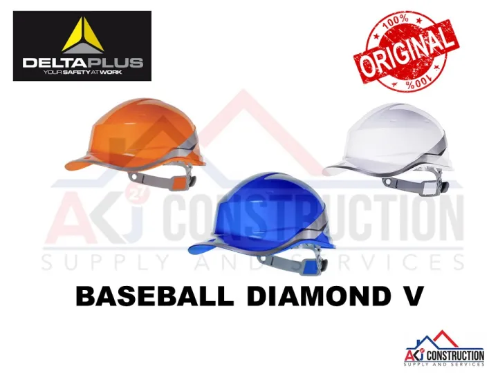 Original Delta Plus Baseball DIAMOND V Hard Hat / Safety Helmet Lazada PH